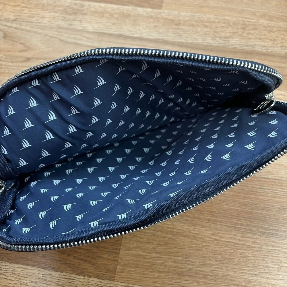 Ponant Yachting Cruise Zip‎ Bag Navy Blue NEW